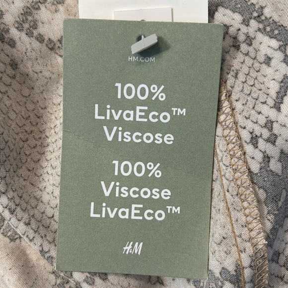 NWT H&M snake print tunic dress size XS - Picture 9 of 10